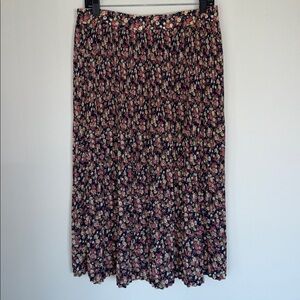 Vintage 90’s Sag Harbor Whimsigoth Cottage Floral Pleated Skirt